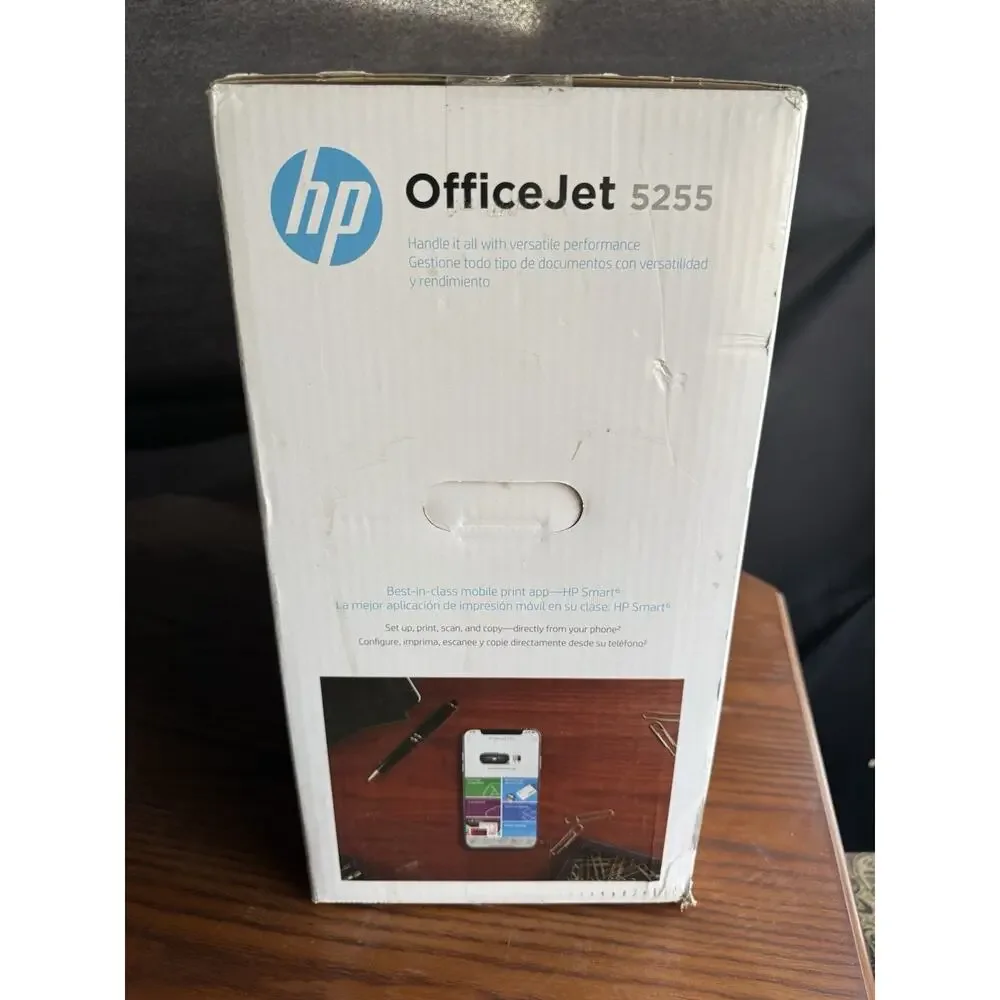 HP OfficeJet 5255 All-in-One Wireless Printer Scanner Copier Fax M2U75A - SEALED